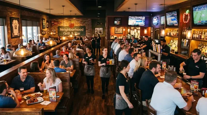 Applebees Dining Atmosphere