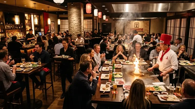 Benihana Dining Atmosphere