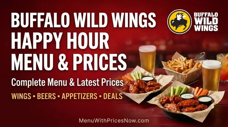 Buffalo Wild Wings Happy Hour Menu Prices