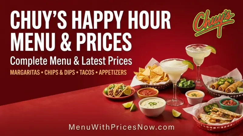 Chuys Happy Hour Menu Prices