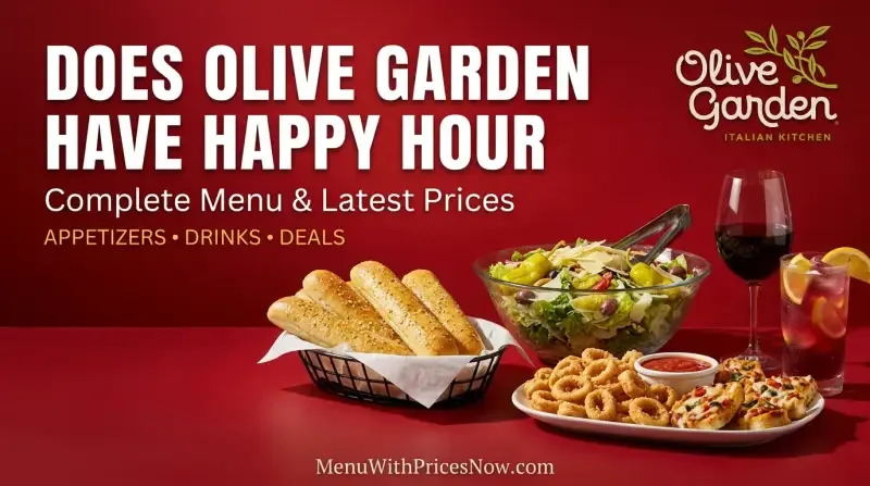 Does Olive Garden Have Happy Hour