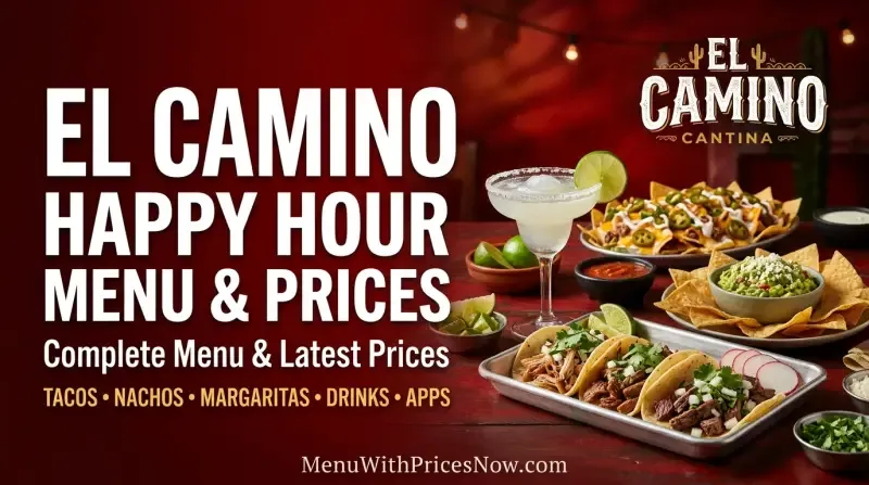 El Camino Happy Hour Menu Prices