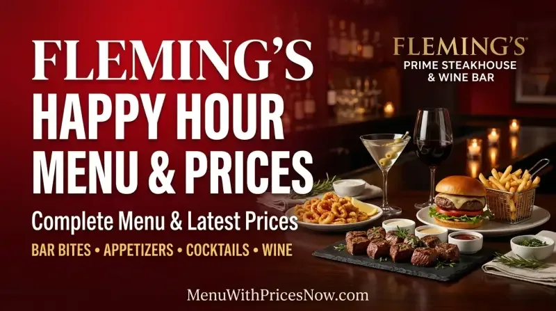 Flemings Happy Hour Menu Prices