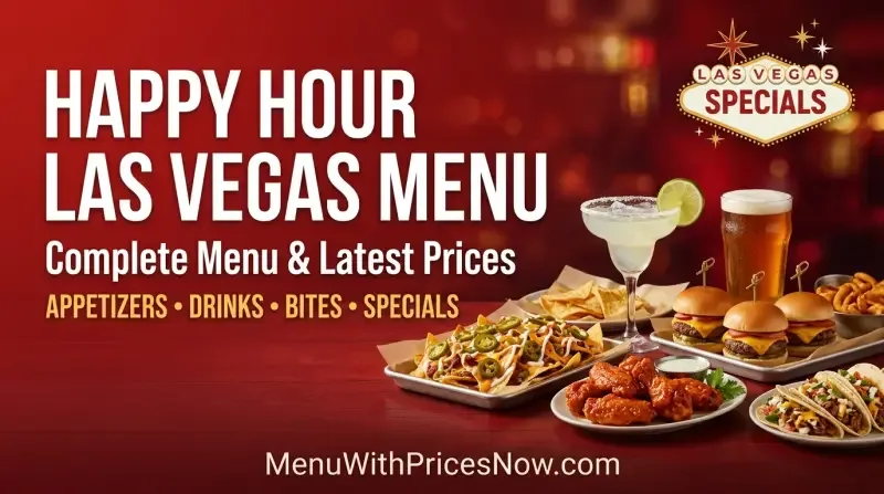 Happy Hour Las Vegas Menu