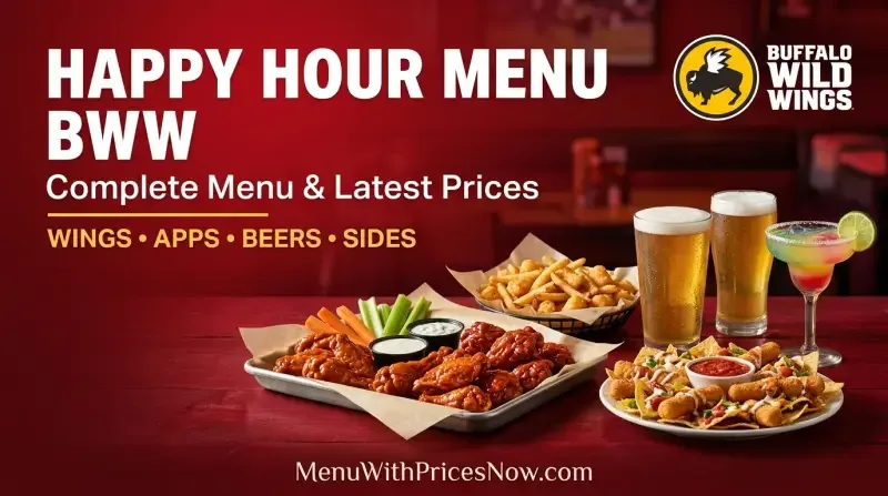 Happy Hour Menu Bww