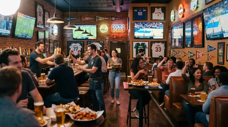 Hooters Dining Atmosphere