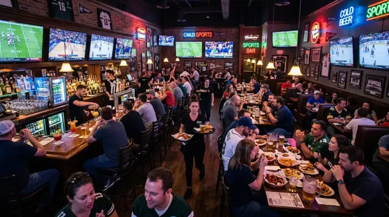 Hooters Dining Atmosphere