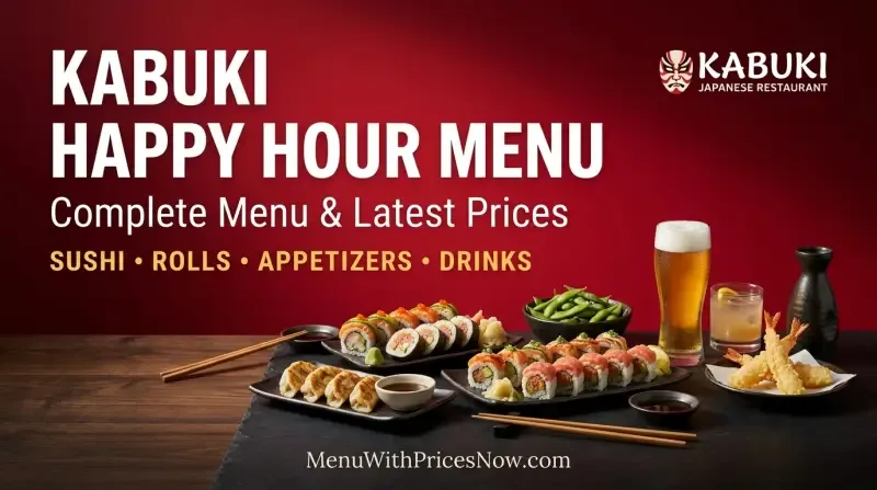 Kabuki Happy Hour Menu