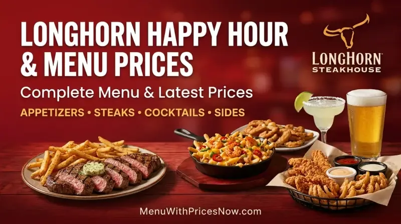 Longhorn Happy Hour Menu Prices