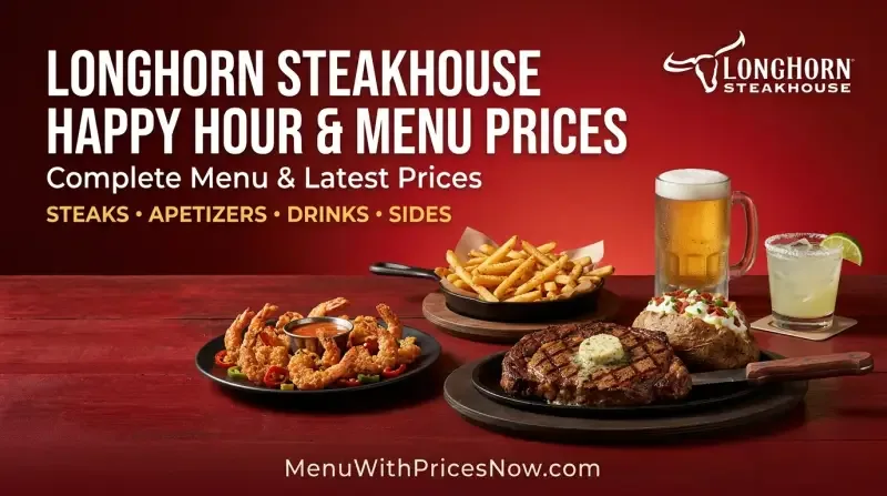 Longhorn Steakhouse Happy Hour Menu Prices
