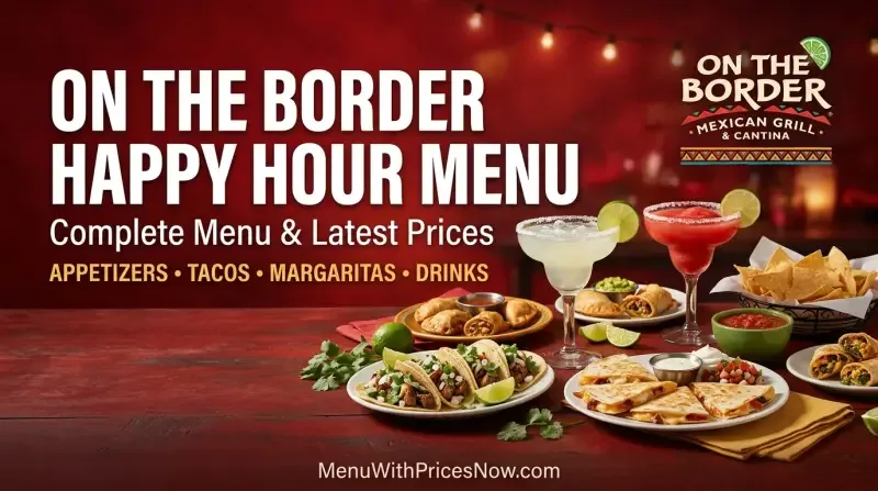 On The Border Happy Hour Menu