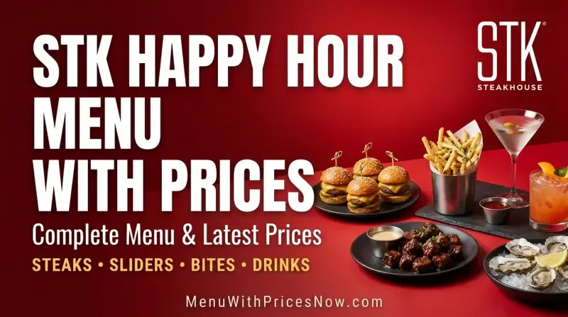 Stk Happy Hour Menu