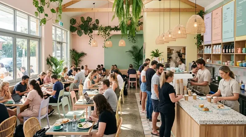 Tropical Smoothie Dining Atmosphere