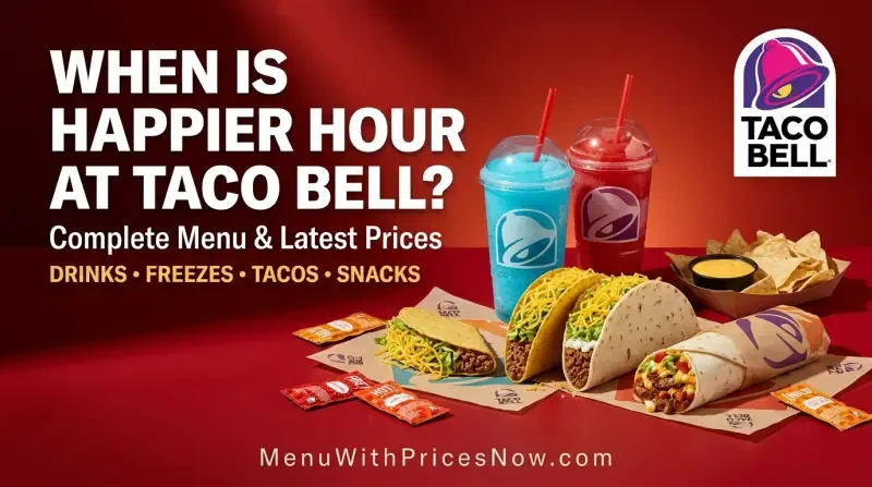 When Is Happier Hour at Taco Bell